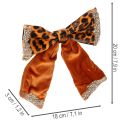 Dekorativ rosett med djurtryck leopardmönster 20 cm 3 st | Floristik24.se