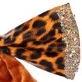 Dekorativ rosett med djurtryck leopardmönster 20 cm 3 st | Floristik24.se