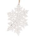 Floristik24 Stor dekorativ snöflinga, hängande dekoration, 30 cm