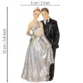 Silverbröllopsdagspar 10 cm | Floristik24.se