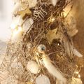 Mini julkulkräm, beige spegelbär Ø20mm 140 st | Floristik24.se