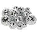 Floristik24 Dekorativa spegelkulor, festdekorationselement, silver, 2-4 cm, 50 stycken