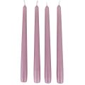 Floristik24 Avsmalnande ljus Wenzelljus lila 250/23mm 12 st