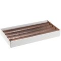Koniska ljus enfärgade kopparlackerade 34x300mm 4 st | Floristik24.se