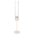 Floristik24 Ljusstake med glascylinder på metallbas 50 cm