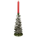Ljusstake julgran grön
