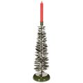 Ljusstake i julgransdesign,