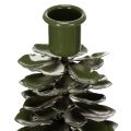 Ljusstake i julgransdesign,