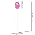 Träuggleplanteringspinnar för blombuketter och krukor, 31 cm, 12 stycken | Floristik24.se
