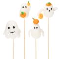 Floristik24 Spökfigurer på träpinnar, Halloweendekoration, 54 cm, 8 stycken