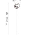 Dekorativ påle, skogsdjur, rådjur och tall, 100 cm | Floristik24.se