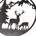 Dekorativ påle, skogsdjur,