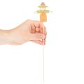 Träfågelskrämdekorationer, blandade färger, 30 cm, 12 bitar | Floristik24.se