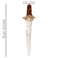Dekorativ trädgårdstomtefigur för krukor, 16 cm, 2 stycken | Floristik24.se
