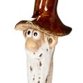 Dekorativ trädgårdstomtefigur för krukor, 16 cm, 2 stycken | Floristik24.se