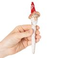 Dvärgfigur att klistra in, med långt skägg och svamphatt, dekoration, 17 cm, 2 stycken | Floristik24.se