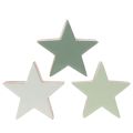 Dekorativ stjärnfigur, bordsdekoration, 10 cm, 3 delar | Floristik24.se
