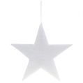 Floristik24 Stor stjärna för hängande vit 45cm L56cm 1p