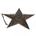 Floristik24 Julhängare stjärna metallstjärna svart H25,5cm
