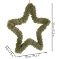 Hängande stjärna, fuskpäls, för dörrar och fönster, 30 cm, 3 stycken | Floristik24.se