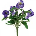 Floristik24 Konstgjord pensé violett konstgjord blomma ängsblomma 30cm
