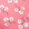 Floristik24 Dekoratörstyg blommar rosa 30 cm x 3m