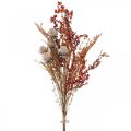 Floristik24 Konstgjorda växter höstdekoration tistels bär ormbunkar 65cm gäng