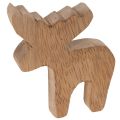 Dekorativ träfigur av älg,