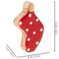 Prickiga strumpor, julbordsdekoration, 6 cm, 8 stycken | Floristik24.se