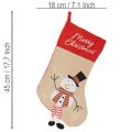 Julstrumpa med motiv för upphängning, 50 cm, 3 stycken | Floristik24.se