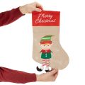 Julstrumpa med motiv för upphängning, 50 cm, 3 stycken | Floristik24.se