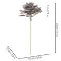 Konstgjorda suckulenta vaxblommor dekoration 10 cm 6 st | Floristik24.se