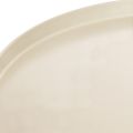 Dekorativ rund beige tallrik med 40 cm hög bas | Floristik24.se