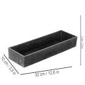 Rektangulär bricka med handtag, dekorativ bricka för bord, 32 cm | Floristik24.se
