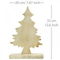 Floristik24 Deco julgran trä vit tvättad bordsdekor Advent 32 × 20 × 5,5 cm