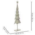 Dekorativ julgran på stativ med stjärna, festlig bordsdekoration, 74 cm | Floristik24.se