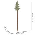 Dekorativ julgran på pinne för krukor och höga arrangemang, 45 cm, 6 stycken | Floristik24.se