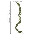 Konstgjord grön grangirlang för festlig dekoration, 200 cm | Floristik24.se