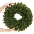 Konstgjord grankrans, grön, rund, 50 cm | Floristik24.se