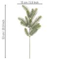Konstgjord grangren, festlig fönsterdekoration, 50 cm, 3 stycken | Floristik24.se