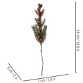 Konstgjord grangren med julgranskulor, 48 cm, 2 stycken | Floristik24.se