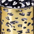 Glasljushållare med leopardmönster för bordsdekoration, 12 cm | Floristik24.se