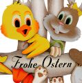 Floristik24 Dörrskylt Happy Easter 28cm x 32cm