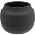 Floristik24 Planteringskruka svart keramik blomkruka Ø27cm H23cm