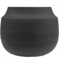 Floristik24 Planteringskruka svart keramik blomkruka Ø27cm H23cm
