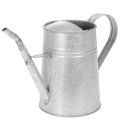 Floristik24 Galvaniserad dekorativ vattenkanna, metall, grå, vintage-look, 1,7L, H23cm, för snygga blomsterdekorationer och krukor