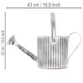 Vintage kruka Ø17cm, dekorativ vattenkanna, metallkruka shabby chic | Floristik24.se