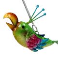 Floristik24 Fågel att hänga grön, rosa, blå 19,5cm