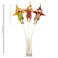 Dekorativ fågelskrämmafigur på pinne för pyssel och växter, 60 cm | Floristik24.se