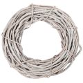 Floristik24 Pilkransdekoration, krans gjord av vitkalkade grenar, 40 cm